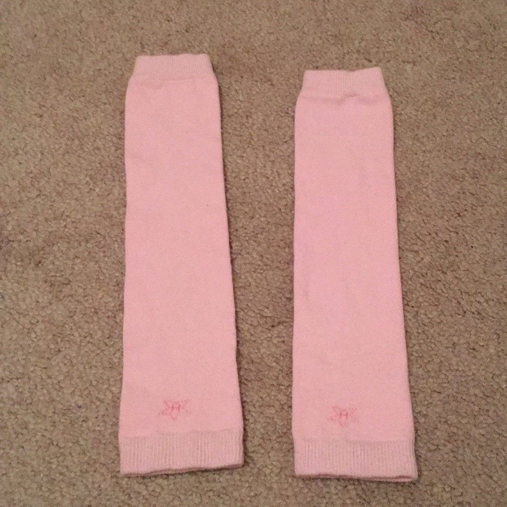 Little girl Pink leg warmers